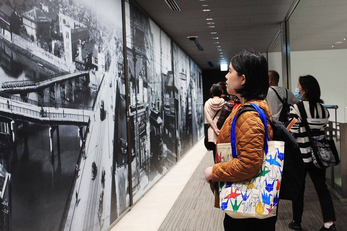 Hiroshima Peace Memorial Museum, Okonomimura, and MAC Bar - A Girl